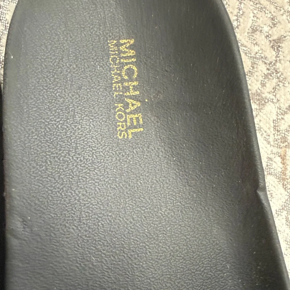 MICHAEL Michael Kors Sabine Animal Print Calf Hair Slide Sandals